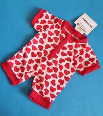 Buy BUILD A BEAR Harts Sleeper PJ'S Red OUTFIT CLOTHES BNWT  • 16.14£