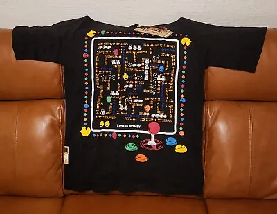 Buy Pac-Man Inspired Designer T- Shirt  - In Print And  Rhinestone Crystals - X/L • 19.95£