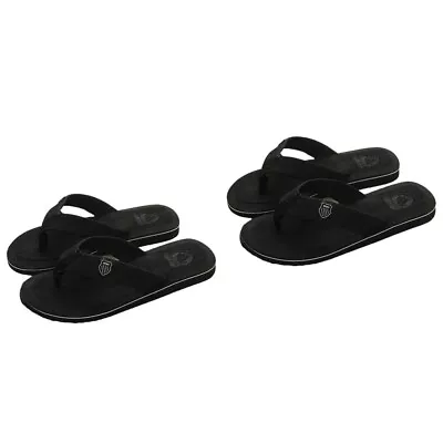 Buy  2 PCS Cool Man Slipper Mens House Slippers Sandals For Women Household Beach • 13.35£