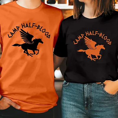 Buy Camp Half Blood T-Shirt Book Lover Long Island Mens Tee Greek Long Island Gift • 10.99£