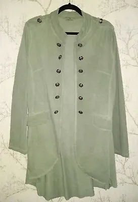 Buy Beautiful Cotton Military Style Khaki Green Jacket ~ One Size~ New! • 19.99£