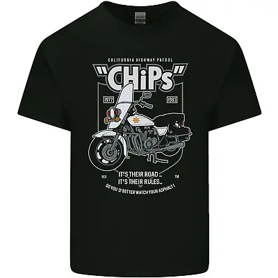 Buy Chips Police Motorcycle Drama Motorbike Mens Cotton T-Shirt Tee Top • 8.75£