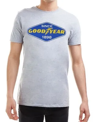 Buy Goodyear Diamond T Shirt Grey In Mens Size XL BRAND NEW • 13.99£