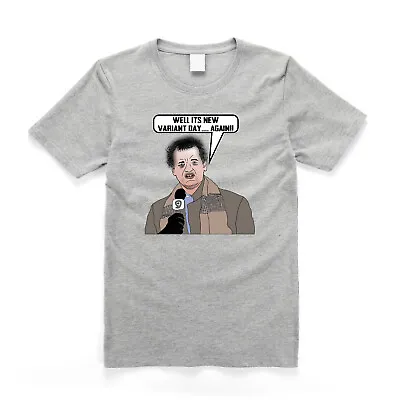 Buy New Variant Day Bill Murray Meme Conspiracy T Shirt Grey • 18.49£