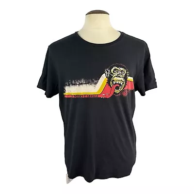 Buy Dickies Mens Black Regular Fit T-Shirt Size Large Short Sleeve Gas Monkey Garage • 13£