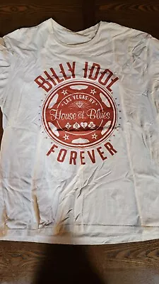 Buy Billy Idol Las Vegas House Of Blues Concert 2016 Tour T Shirt • 23.67£