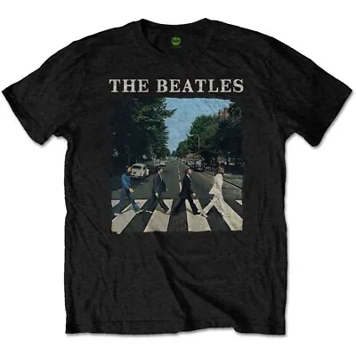 Buy ** The Beatles Abbey Road Logo (Plus Size) T-shirt Official Licensed ** • 16£