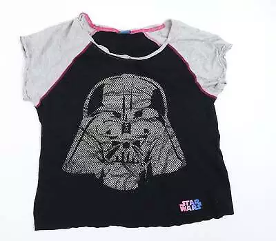 Buy Primark Womens Black Solid Cotton Top Pyjama Top Size S - Star Wars • 5.75£