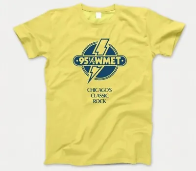 Buy 95.5 WMET T Shirt 939 Chicago's Classic Rock Music Radio Station 1980s Journey • 12.95£