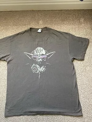 Buy Men’s Star Wars T-shirt DJ Yoda. Star Wars Day. Disney.  • 7£