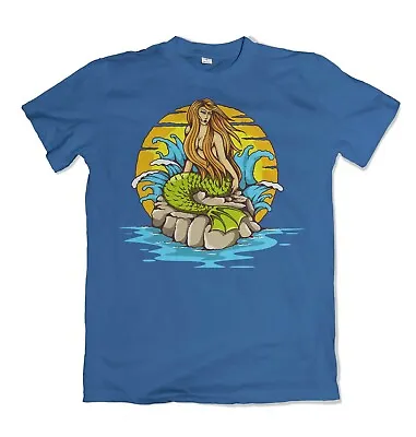 Buy Mermaid Mens T Shirt Sailer Sailing S-3XL  • 13.99£
