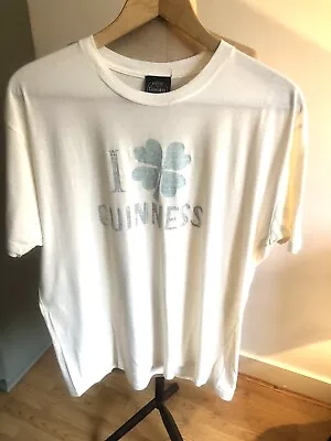 Buy Official Guiness Cream T-shirt - Size XL/Pit To Pit Around 23 Inch • 15£