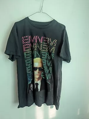 Buy Eminem Black Short Sleeve Graphic T-shirt Size M (G24) • 4.99£