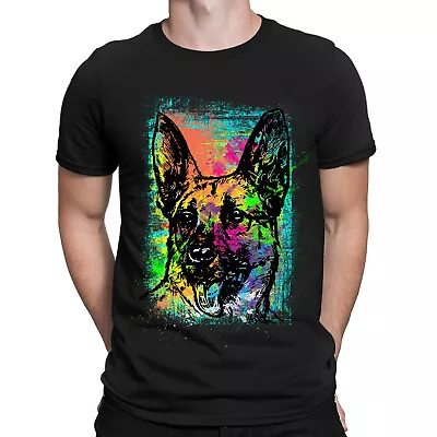 Buy Colourful Dog Puppy Owner Animal Lovers Gift Mens Womens T-Shirts Tee Top #BAL • 9.99£