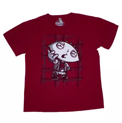 Buy Family Guy Anarchy Print Front Tee Red Large TD038 EE 15 • 19.99£
