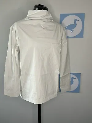 Buy Zara White Faux Leather Jacket Size XS Top Long Sleeve 2969 311  • 26£