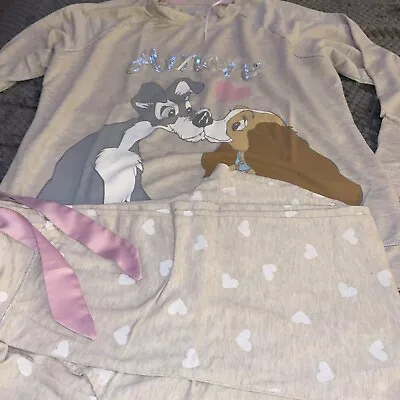 Buy Disney Lady And The Tramp Ladies Size 14 Fantastic Design Pyjamas Excellent Cond • 3.99£