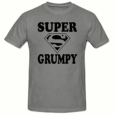 Buy Super Grumpy T Shirt, Men's Funny Novelty Tee Shirt, • 8.99£