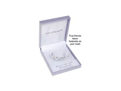 Buy Equilibrium Jewellery - Silver Plated Friends Bangle • 19.36£