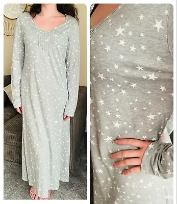 Buy Ladies M*S Nightie Women's Cool Comfort Cotton Modal Long Sleeve Nightdress NEW • 6.95£