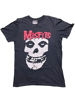 Buy Misfits T Shirt Classic Fiend Skull Official Black  Punk Rock Merch Unisex Small • 24.95£