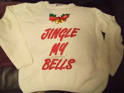 Buy Womans Xmas Jumper Size M. Used Once • 5.99£
