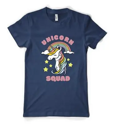 Buy Unicorn Squad Mythical Rainbow Animal Personalised Unisex Adult T Shirt • 13.99£