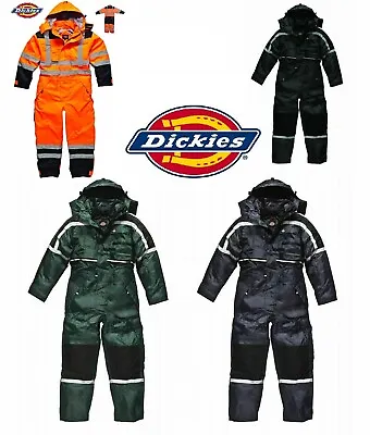 Buy Dickies Waterproof Lined Quilted Padded Coverall WP15000 Tunnel Suit WARM S-3XL • 149.99£