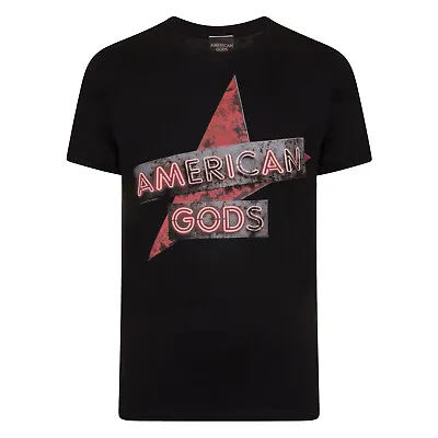 Buy American Gods Mens T-Shirt Logo Buffalo Skull OFFICIAL Gift • 3.99£