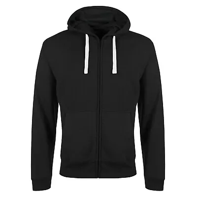 Buy Mens Classic Full Zip Hoodie Sweatshirt PERSONALISED Hoody Fleece Jacket Zipper • 9.99£
