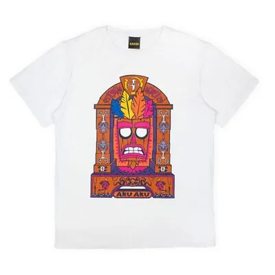 Buy Crash Bandicoot Numskull T Shirt Men's Small Size Aku Aku Mask • 14.99£
