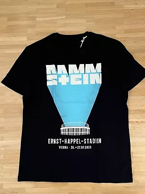 Buy Rammstein European Stadium Tour T-Shirt XL Wien 2023 • 56.63£