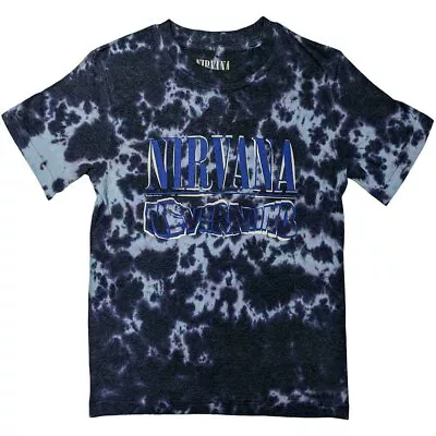 Buy SALE Nirvana | Official Band T-shirt | Nevermind Wavy Logo (Dip-Dye) • 14.95£