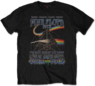 Buy Pink Floyd Assorted Lunatics World Tour 1972 T-Shirt - OFFICIAL • 14.89£