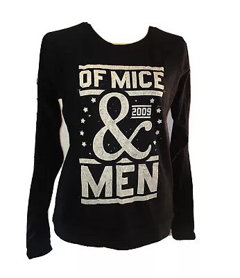 Buy Of Mice & Men 2009 Band T-Shirt Top Large Black Long Sleeve Music • 17.99£