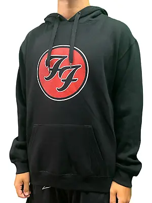 Buy Foo Fighters FF Logo Pullover Hoodie Unisex Official Brand New Various Sizes • 29.99£