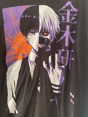 Buy Womens Size XL Tokyo Ghoul T- Shirt Black Short Sleeve  Anime XL • 6.64£
