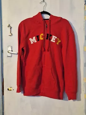 Buy Disney Parks Size Small Micky Mouse Zip Up Hoodie • 25£