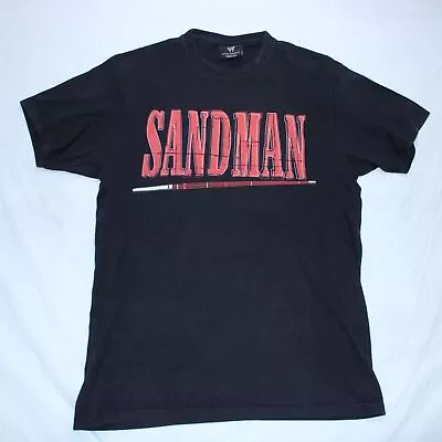 Buy Vintage ECW Sandman T Shirt Mens XL Black Wrestling Graphic Blood Sweat And Beer • 59.99£