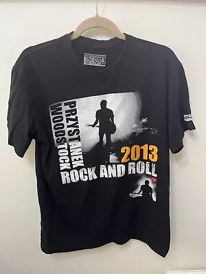 Buy Pryztanrk Woodstock Poland 2013 T Shirt Size Medium Rock And Roll Tour Shirt • 14.99£