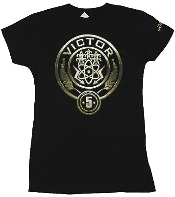 Buy Hunger Games Juniors Girls T-Shirt - District 5 Victor Power Molecule Logo • 10.42£