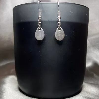 Buy Handmade Silver Plain Teardrop Earrings Gothic Gift Jewellery Women Woman Ladies • 4£