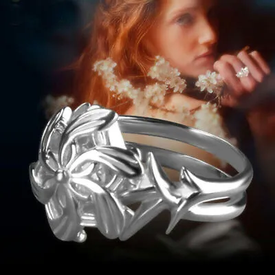 Buy Galadriel's Lord Of The Rings Nenya Ring 925 Silver Ring Of Water Jewelry Women • 31.85£