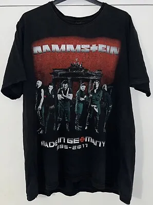 Buy Rammstein ‘Made In Germany’ 2011 Tour T-Shirt / Tee, Size XL • 74.99£