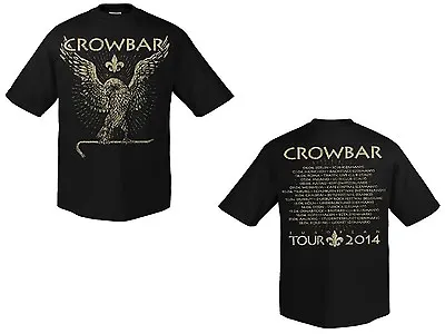 Buy CROWBAR - Eagle Tour 2014 GOLD - Black T-Shirt - Größe Size S - Neu • 17.37£