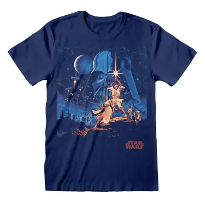 Buy Star Wars Hope Vintage Characters T-Shirt • 14.99£