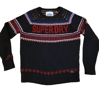 Buy Vintage SUPERDRY Jumper Nordic Knit Sweater Icelandic - Size Large - 42  Chest. • 19.99£