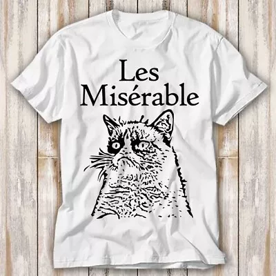Buy Les Miserable Le Grumpy Cat T Shirt Top Tee Unisex 4279 • 6.70£