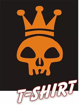 Buy King Skull Emo T-shirt Club Pirate Dance Music Reggae Teeshirt • 10.99£