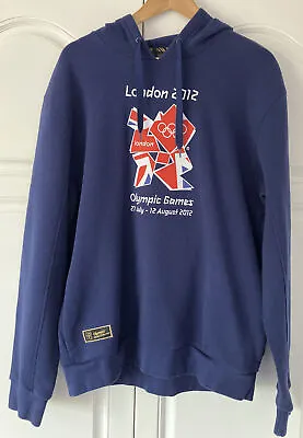 Buy ADIDAS Team GB 2012 London Olympics Venue Collection Blue Hoodie Size XL • 25£